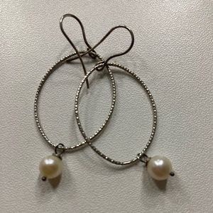 Silpada Sterling Silver Dangles with pearl